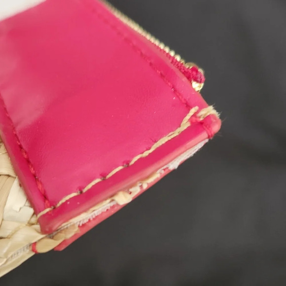 Miu Miu Novelty Straw Logo Pouch - Picture 6 of 14